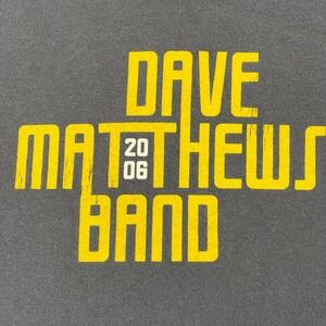 Dave Matthews Band Royal Apparel Mens XL Gray 2006 Summer Tour Graphic T-Shirt